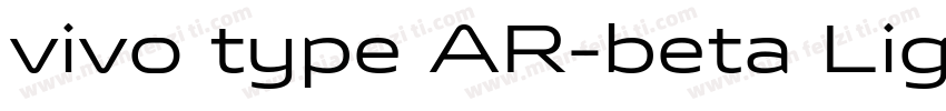 vivo type AR-beta Light字体转换